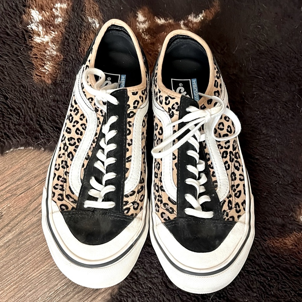 🐆New Vans Style 36 Decon SF Mini Leopard Sneakers